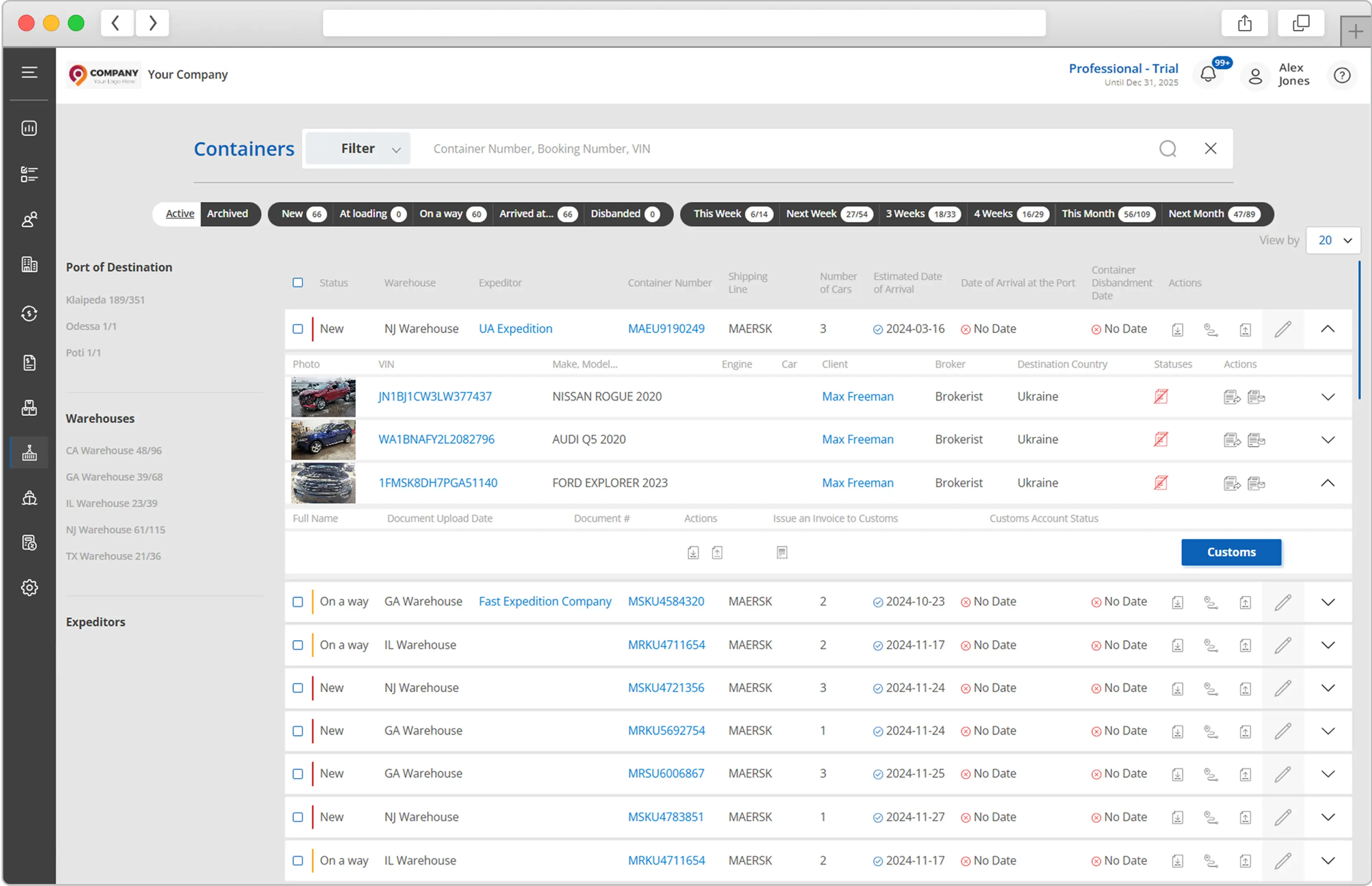 Full integration with Copart and IAAI — all your data in one window